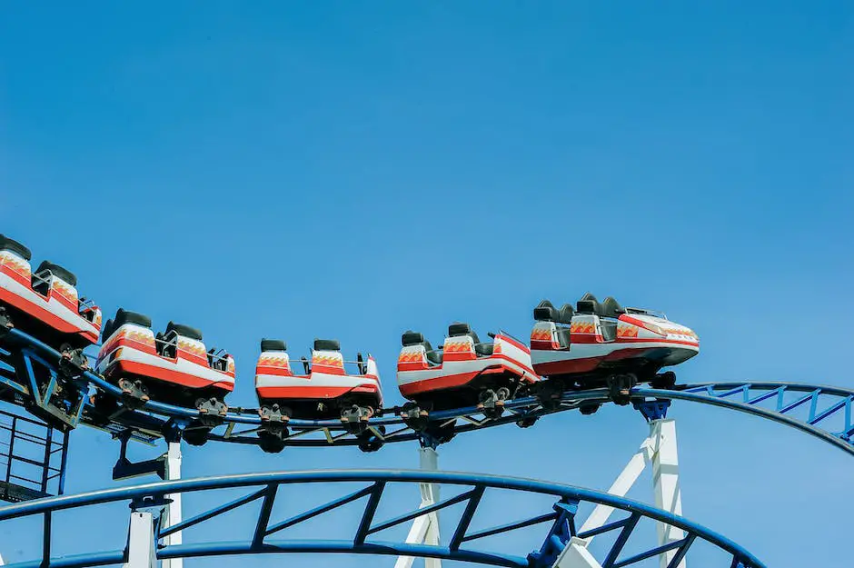 A rollercoaster at Busch Gardens Williamsburg