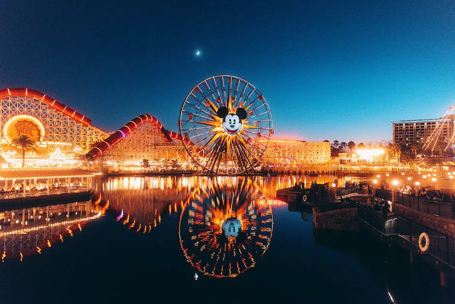 A photo of both Disneyland and California Adventure theme parks showing the different seasonal events and festivals they offer throughout the year.